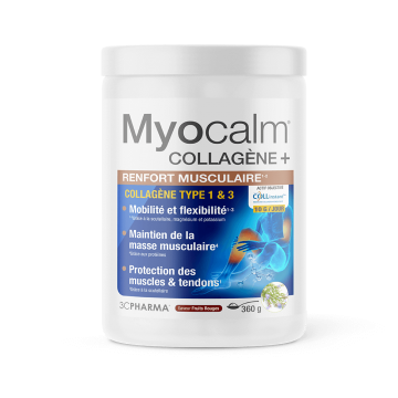 3C PHARMA - Myocalm Collag&egrave;ne + Renfort musculaire poudre 360g