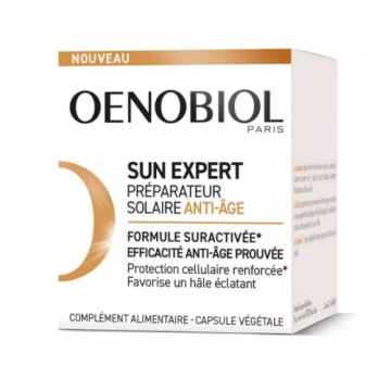 OENOBIOL - Sun Expert - Préparateur Solaire Anti-âge 30 capsules