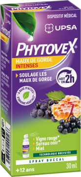 PHYTOVEX UPSA - Maux de gorge intenses spray