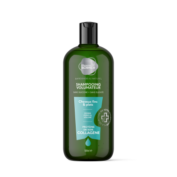 PHARMASCIENCE - Shampoing Volumateur - Protéine de soie Collagène 500ml
