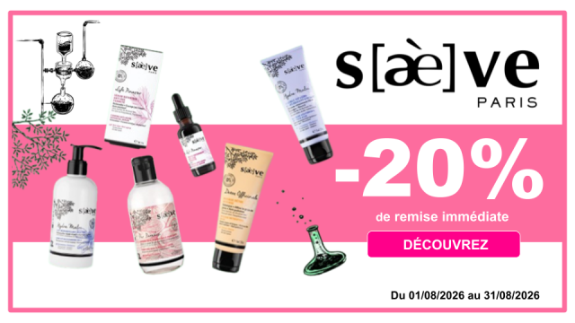 SA&Egrave;VE -20% de remise imm&eacute;diate