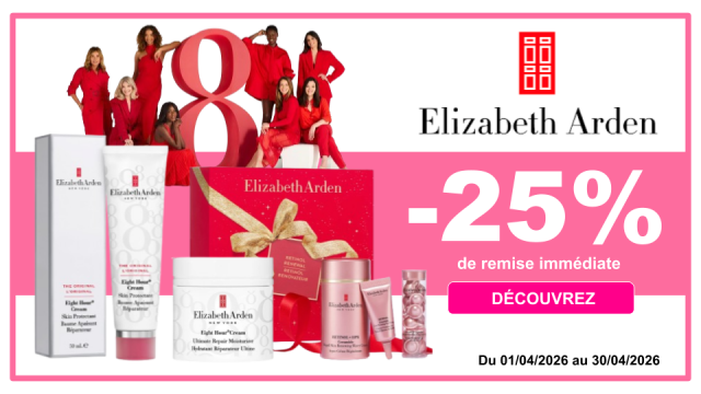 ELIZABETH ARDEN -25% de remise imm&eacute;diate