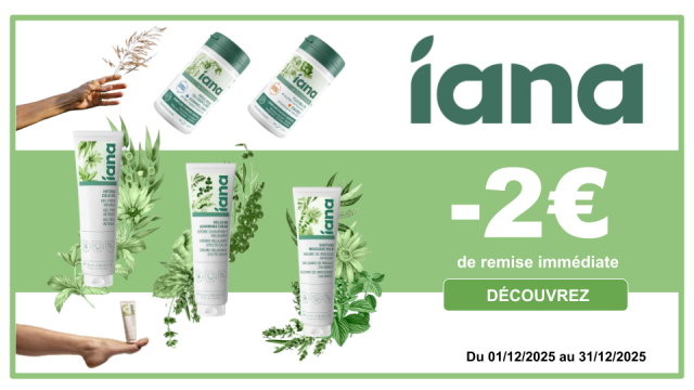 IANA -2&euro; de remise imm&eacute;diate