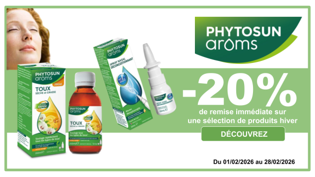 PHYTOSUN AROMS -20% de remise imm&eacute;diate sur la gamme hiver