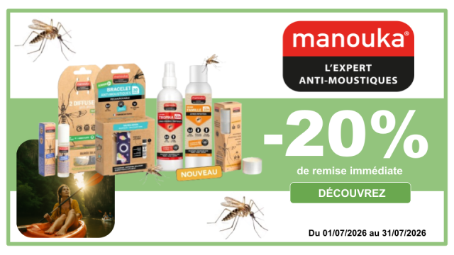 MANOUKA -20% de remise imm&eacute;diate
