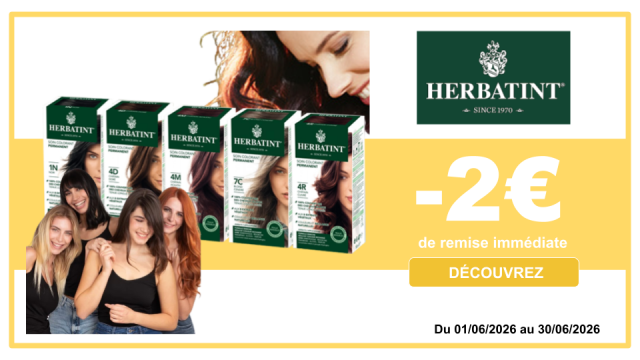 HERBATINT -2&euro; de remise imm&eacute;diate sur les soins couleur cheveux