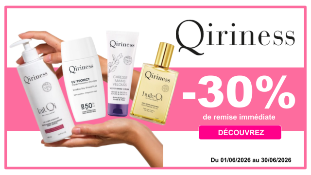 QIRINESS Skincare -30% de remise imm&eacute;diate
