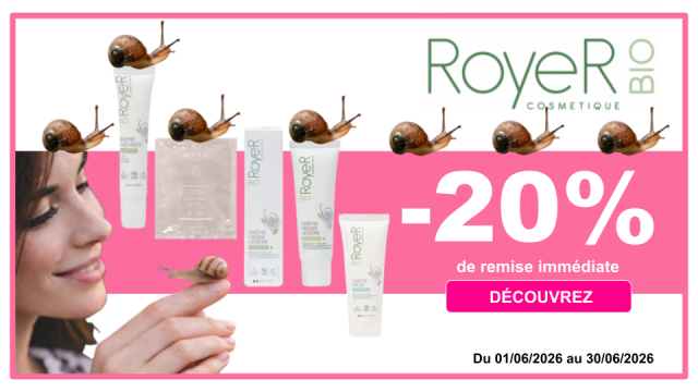 ROYER Cosm&eacute;tique -20% de remise imm&eacute;diate