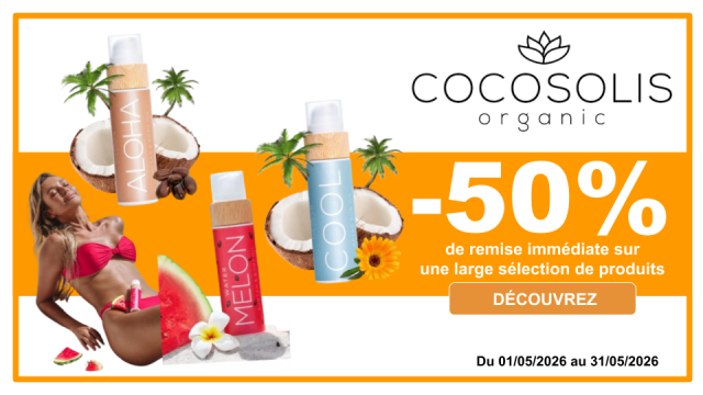 COCOSOLIS -50% de remise imm&eacute;diate sur une large s&eacute;lection de produits