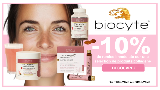 BYOCITE -10% de remise imm&eacute;diate sur une s&eacute;lection de produits collag&egrave;ne