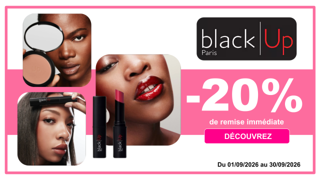 BLACK UP -20% de remise imm&eacute;diate
