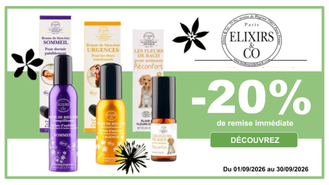 ELIXIRS & CO -20% de remise immédiate