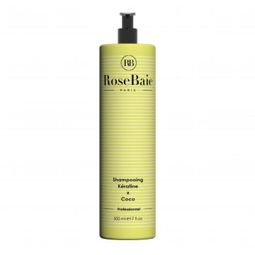ROSEBAIE - SHAMPOOING KERATINE huile de coco 500ml