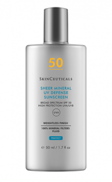SKINCEUTICALS - PROTECTION SOLAIRE MINERALE TIENTEE PEAUX A IMPERFECTIONS SPF50 sheer mineral UV defense 50ml