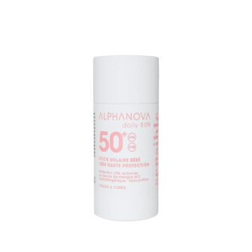 ALPHANOVA - Stick solaire b&eacute;b&eacute; visage & corps SPF 50+ 17ml