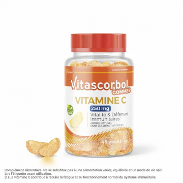 VITASCORBOL - Gommes Vitamine C 250mg 45 unités