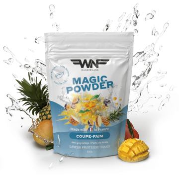 WANDERNANA - MAGIC POWDER - Coupe-faim saveur fruits exotiques 300g