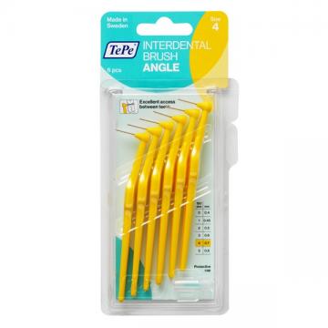 TEPE - BROSSETTES INTERDENTAIRES ANGLE taille 4 jaune