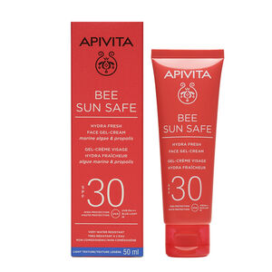 APIVITA - BEE SUN SAFE - Gel-crème visage hydra fraîcheur SPF30 50ml