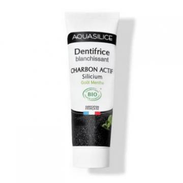 AQUASILICE - Dentifrice Blanchissant Bio Charbon Actif 75ml