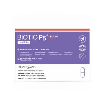ARAGAN - BIOTIC P5 FLASH - 10 gélules
