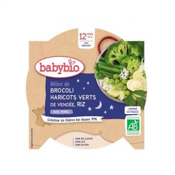 BABYBIO - PLAT brocoli haricot vert riz 230g