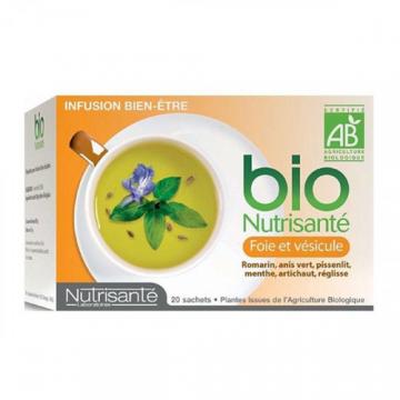 NUTRISANTE - Infusion Bio foie et vesicule 20 sachets