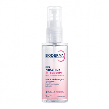 BIODERMA - CREALINE AR+ - SOS Spray Brume anti-rougeurs apaisante 70ml