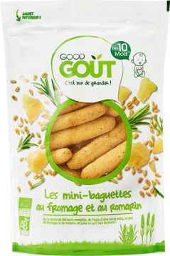 GOOD GOUT - BISCUITS mini-baguettes fromage romarin 70g