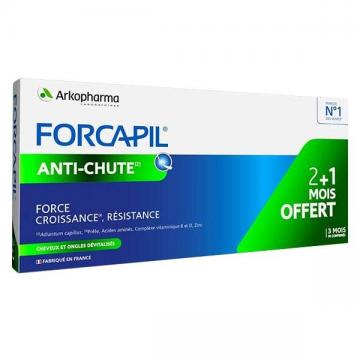 FORCAPIL ANTI-CHUTE  - 2 mois + 1 offert 90 comprimes