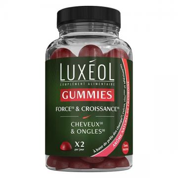 LUXEOL FORCE CROISSANCE -  Cheveux et ongles 60 gummies