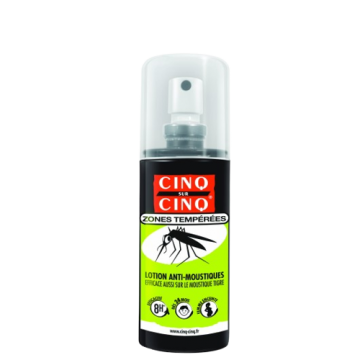 CINQ/CINQ ZONE TEMPEREES - Spray anti-moustiques 100ml