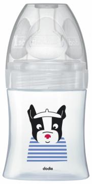 DODIE - Biberon verre sensation+ 150 ml d&eacute;bit 1 0-6 mois - mod&egrave;le : Paris