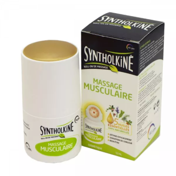 SYNTHOLKINE - Roll On massage musculaire aux 5 huiles essentielles 50ml