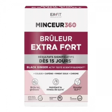 EAFIT MINCEUR 360 - Br&ucirc;leur Extra Fort 60 comprim&eacute;s