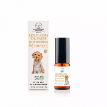 ELIXIRS & CO - Les Fleurs de Bach - Spray R&eacute;confort pour Animaux 10ml
