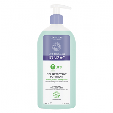 JONZAC - PURE gel nettoyant purifiant 400ml