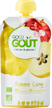 GOOD GOUT - COMPOTE pomme coing 120g