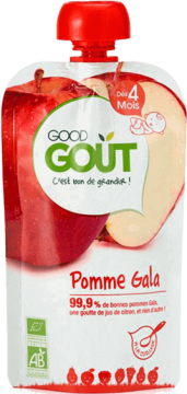 GOOD GOUT - COMPOTE pomme Gala 120g