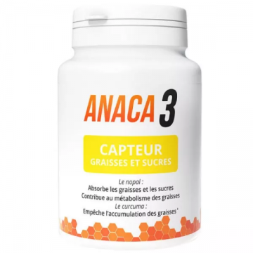 ANACA 3 - Capteur Graisses et Sucres 60 gélules
