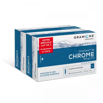 GRANIONS - Chrome 200 30 ampoules x 2ml
