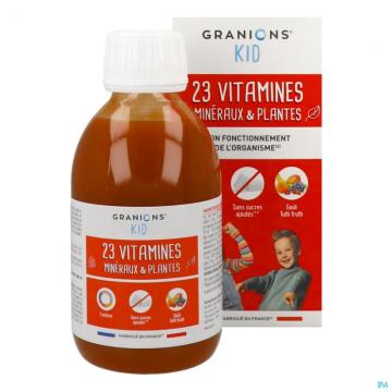 GRANIONS KID - 23 Vitamines et Plantes 200ml