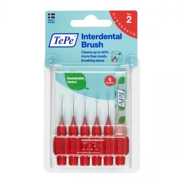 TEPE 5- BROSSETTES INTERDENTAIRES taille 2 rouge