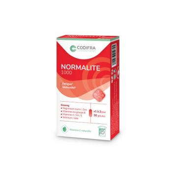 CODIFRA - NORMALITE 1000 - Fatigue Immunité 30 gélules