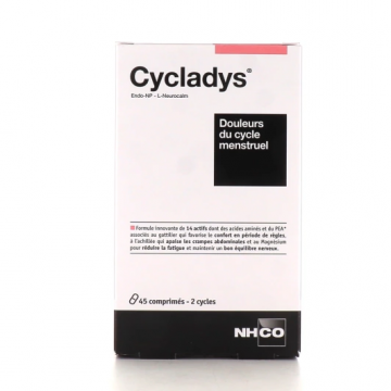 NHCO - Cycladys - Douleurs du cycle menstruel 45 comprimés