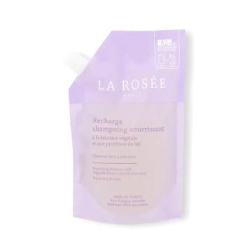 LA ROSEE - &Eacute;co-recharge shampoing nourrissant k&eacute;ratine v&eacute;g&eacute;tale & prot&eacute;ines de bl&eacute; 400ml