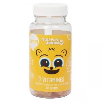 NAT ET FORM - 9 vitamines  30 gommes