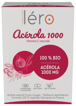LERO - Acérola 1000 - 20 comprimés à croquer