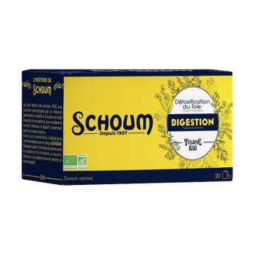 SCHOUM - Digestion tisane bio 20 sachets