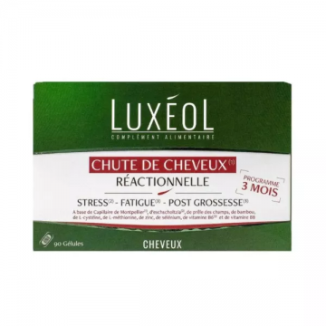 LUXEOL - Chute de cheveux réactionnelle 90 comprimés
